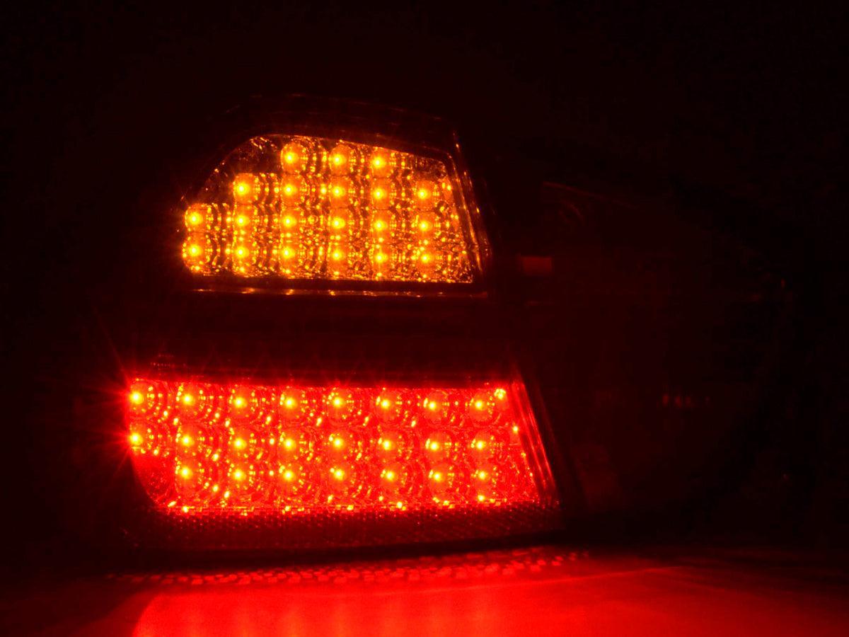 BMW 3-series E90 Sedan Red/Smoke Euro LED Taillights Set (2005-2008) - K2 Industries