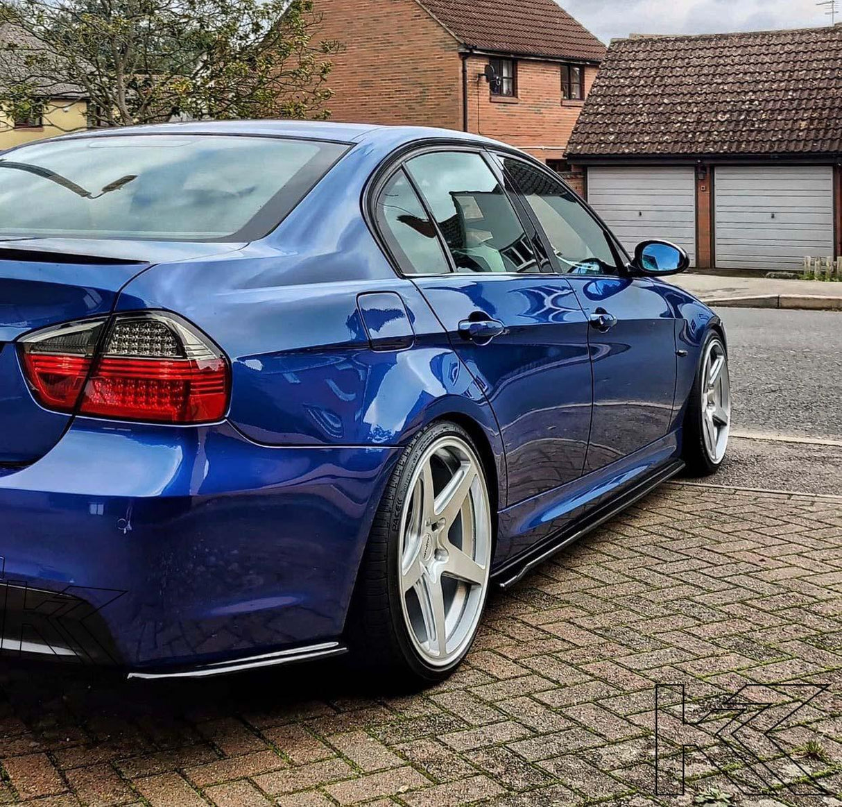 BMW 3-series E90 Sedan Red/Smoke Euro LED Taillights Set (2005-2008) - K2 Industries