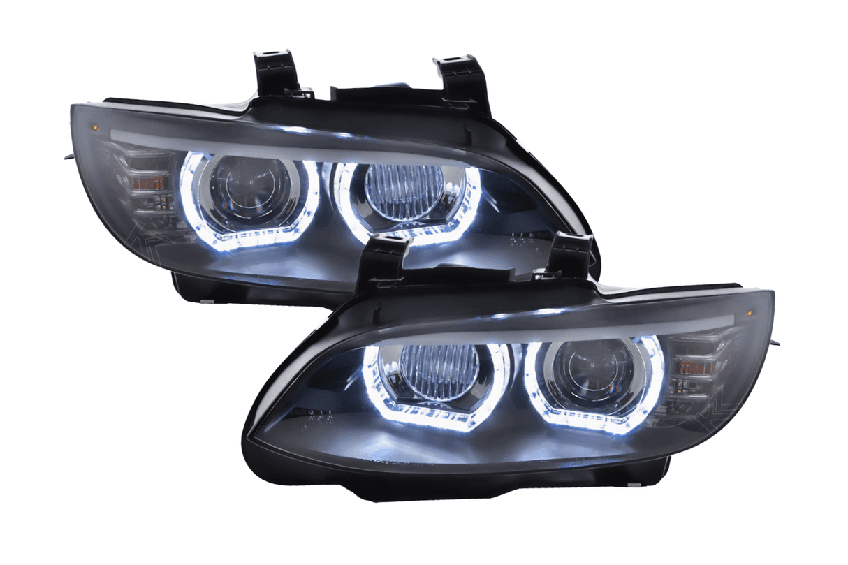 BMW 3-Series E92 / E93 Black Headlights 2006-2010 - For AFS Models - K2 Industries