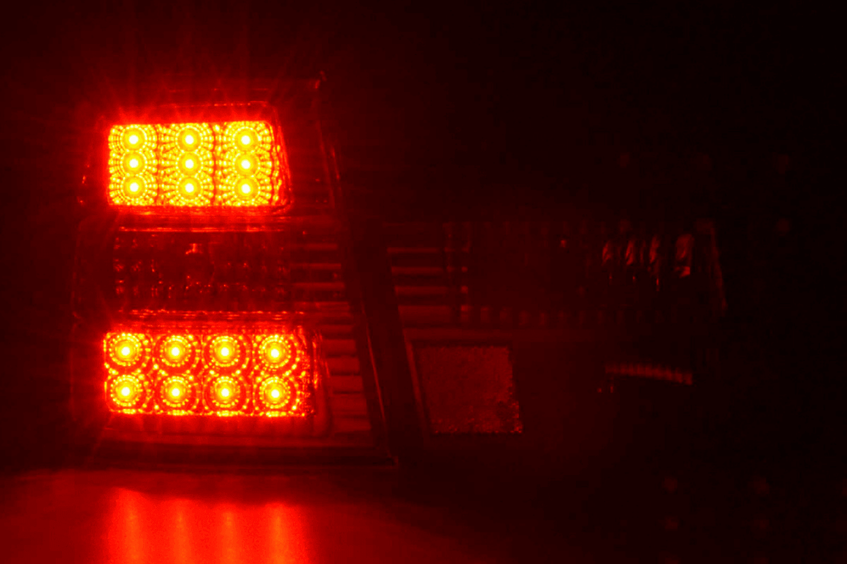 BMW 5-series E34 Chrome Clear LED Taillights Set (1988-1994) - K2 Industries