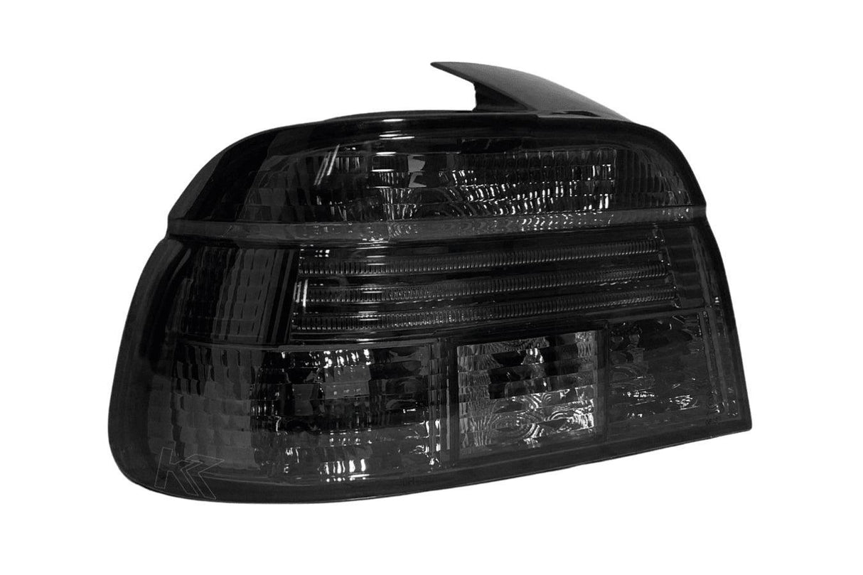 BMW 5 Series E39 LED Strip Smoked Clear Tail Lights (1995-2000) - K2 Industries