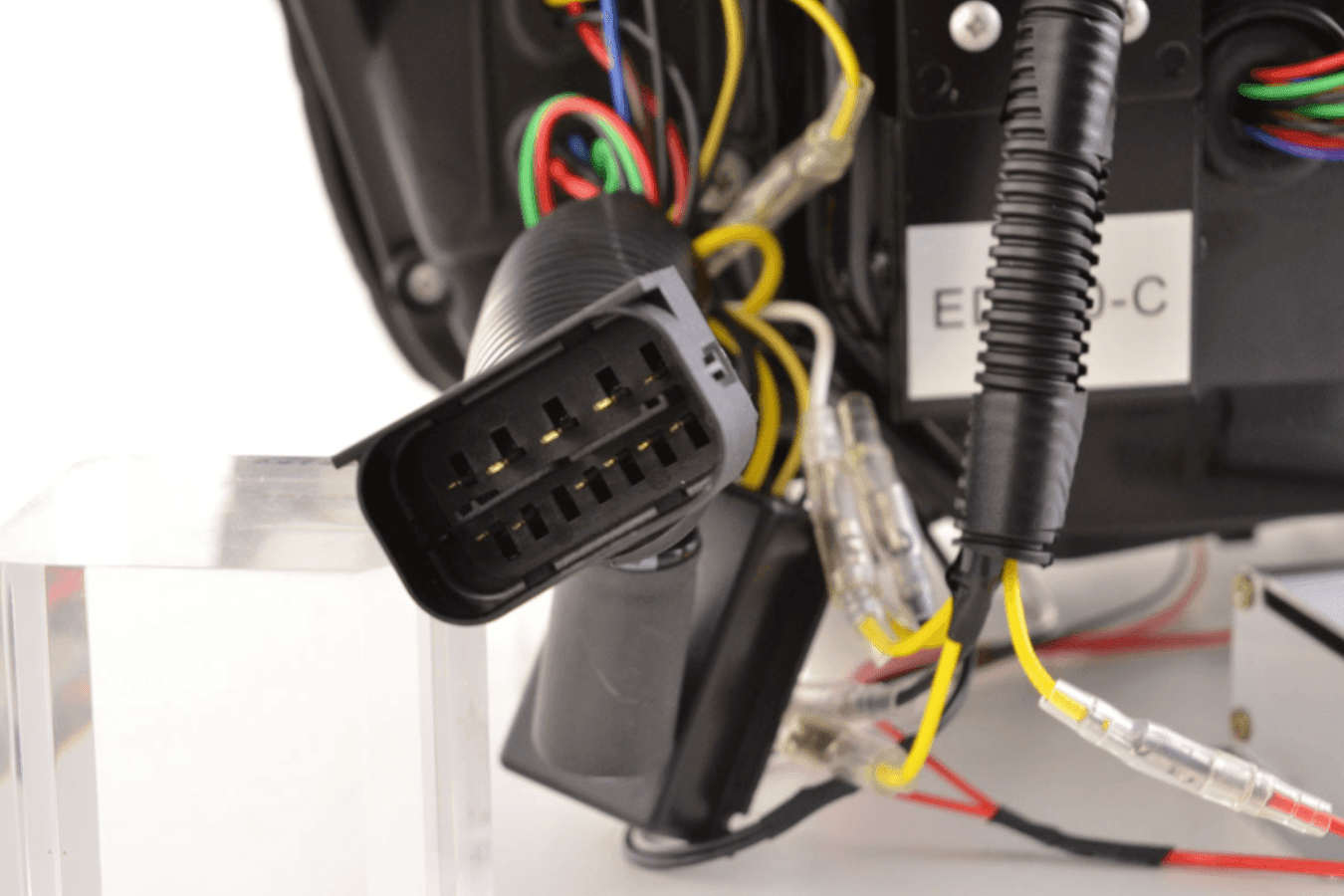 BMW 5-series E60 E61 Black Angel Eyes Headlight Set (2003-2007) - K2 Industries