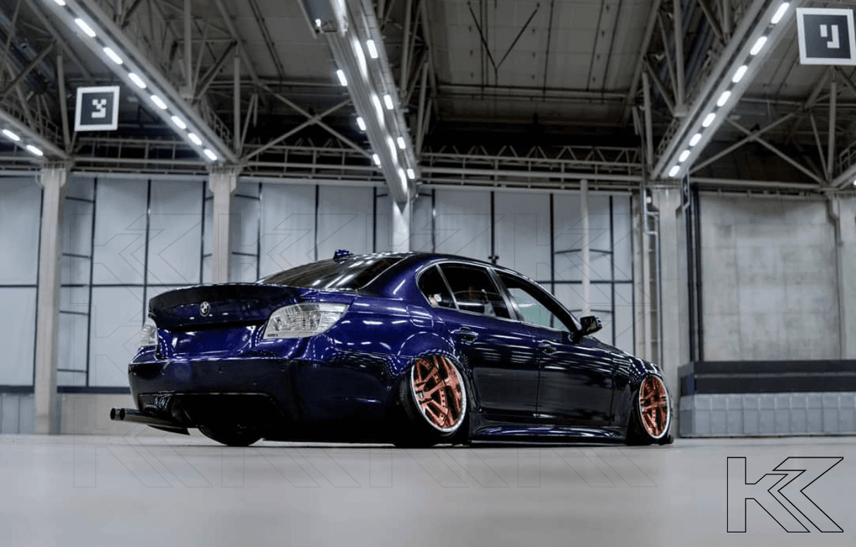 BMW 5-series E60 Sedan Chrome Clear LED Taillights Set (2004-2007) - K2 Industries