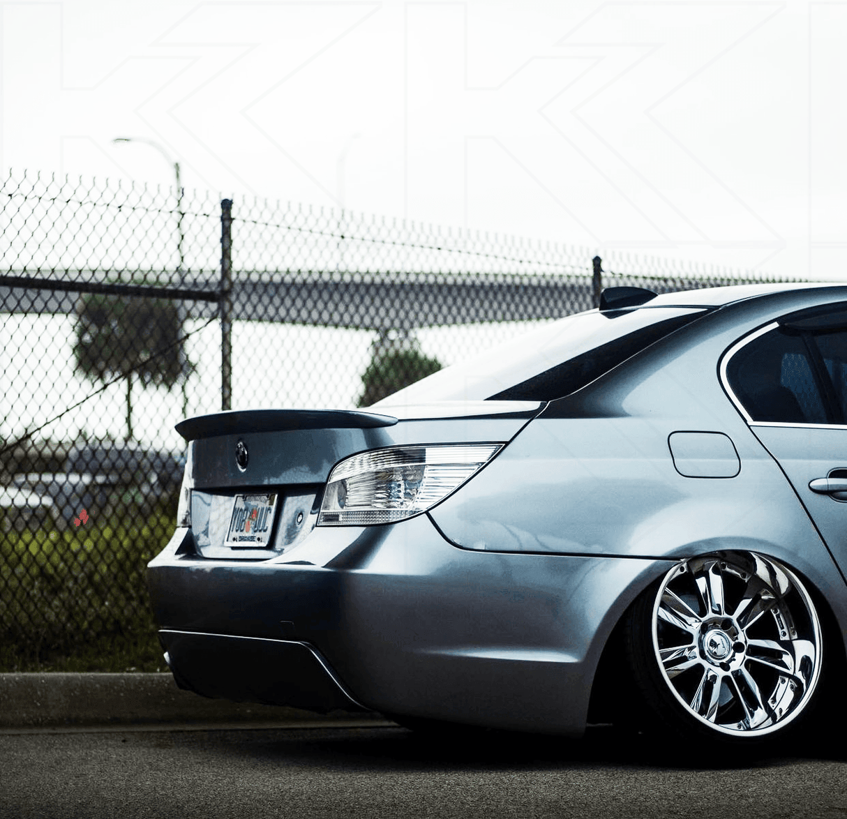 BMW 5-series E60 Sedan Chrome Clear LED Taillights Set (2007-2009) - K2 Industries