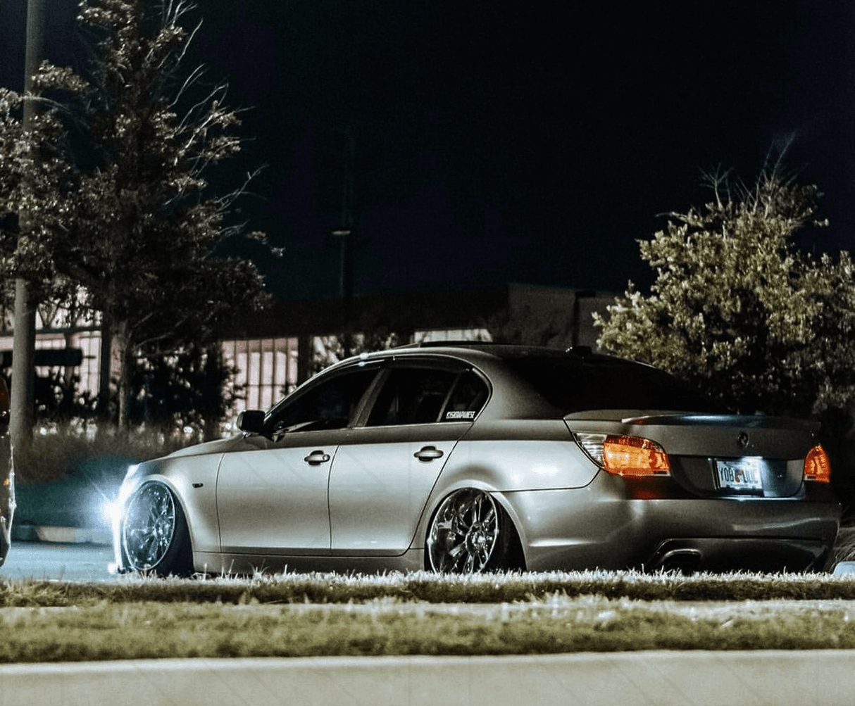 BMW 5-series E60 Sedan Chrome Clear LED Taillights Set (2007-2009) - K2 Industries