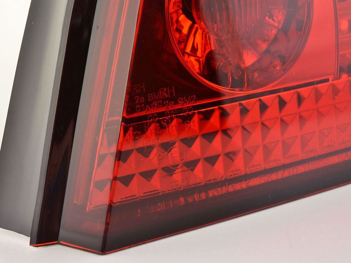 BMW 5-series E60 Sedan Red Smoked LED Taillights Set (2008-2009) - K2 Industries