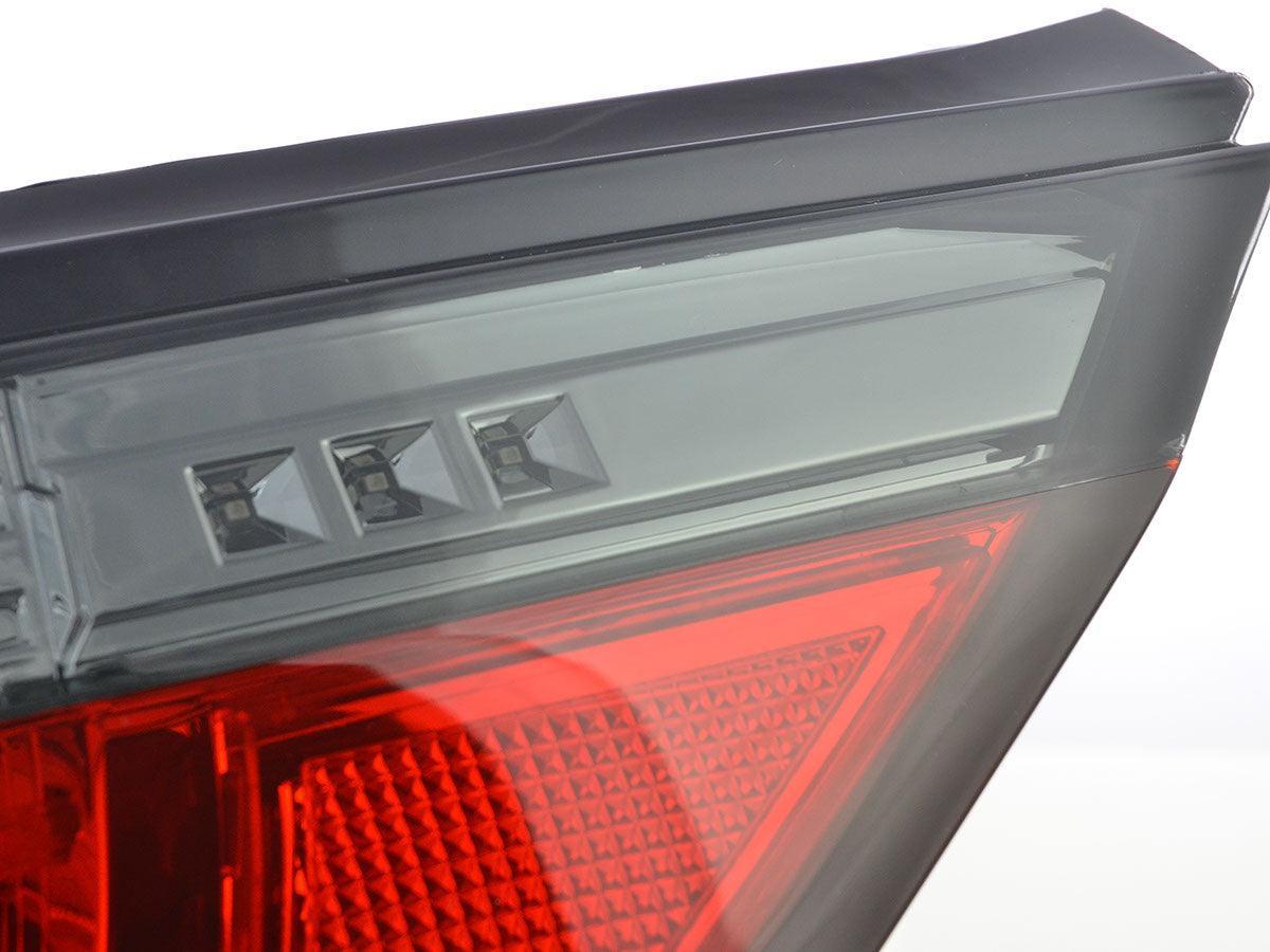 BMW 5-series E60 Sedan Red Smoked LED Taillights Set (2008-2009) - K2 Industries