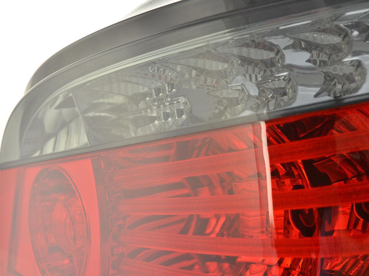 BMW 5-series E60 Sedan Red Smoked LED Taillights Set (2008-2009) - K2 Industries