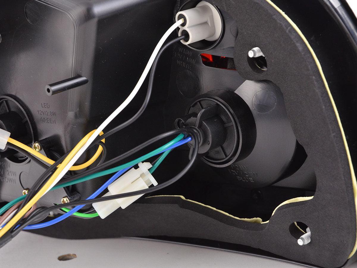 BMW 5-series E60 Sedan Red Smoked LED Taillights Set (2008-2009) - K2 Industries