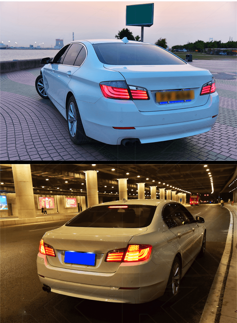 BMW 5-Series F10 BlackLine Style Tail Lights 2011-2017 - K2 Industries