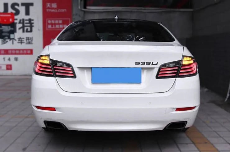 BMW 5-Series F10 Clear Style LED Tail Lights (2010-2017) - K2 Industries