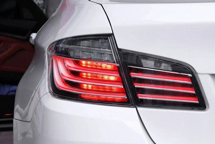 BMW 5-Series F10 Clear Style LED Tail Lights (2010-2017) - K2 Industries