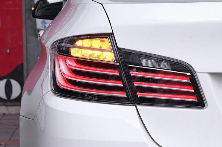 BMW 5-Series F10 Clear Style LED Tail Lights (2010-2017) - K2 Industries