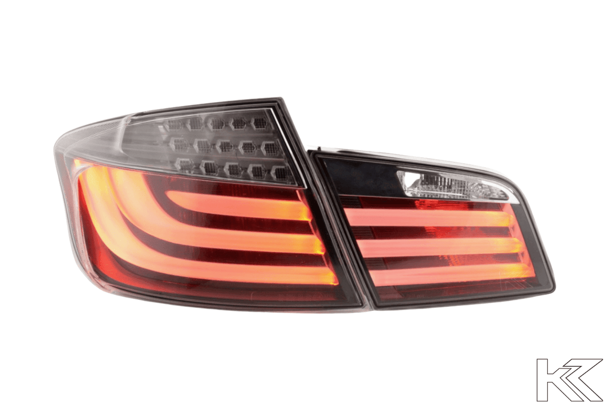 BMW 5-Series F10 Sedan Black LED Taillights (2010-2012) - K2 Industries