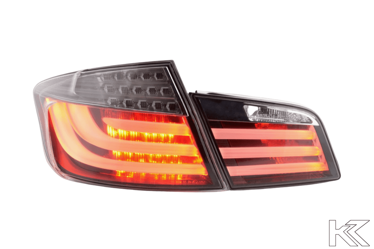 BMW 5-Series F10 Sedan Black LED Taillights (2010-2012) - K2 Industries