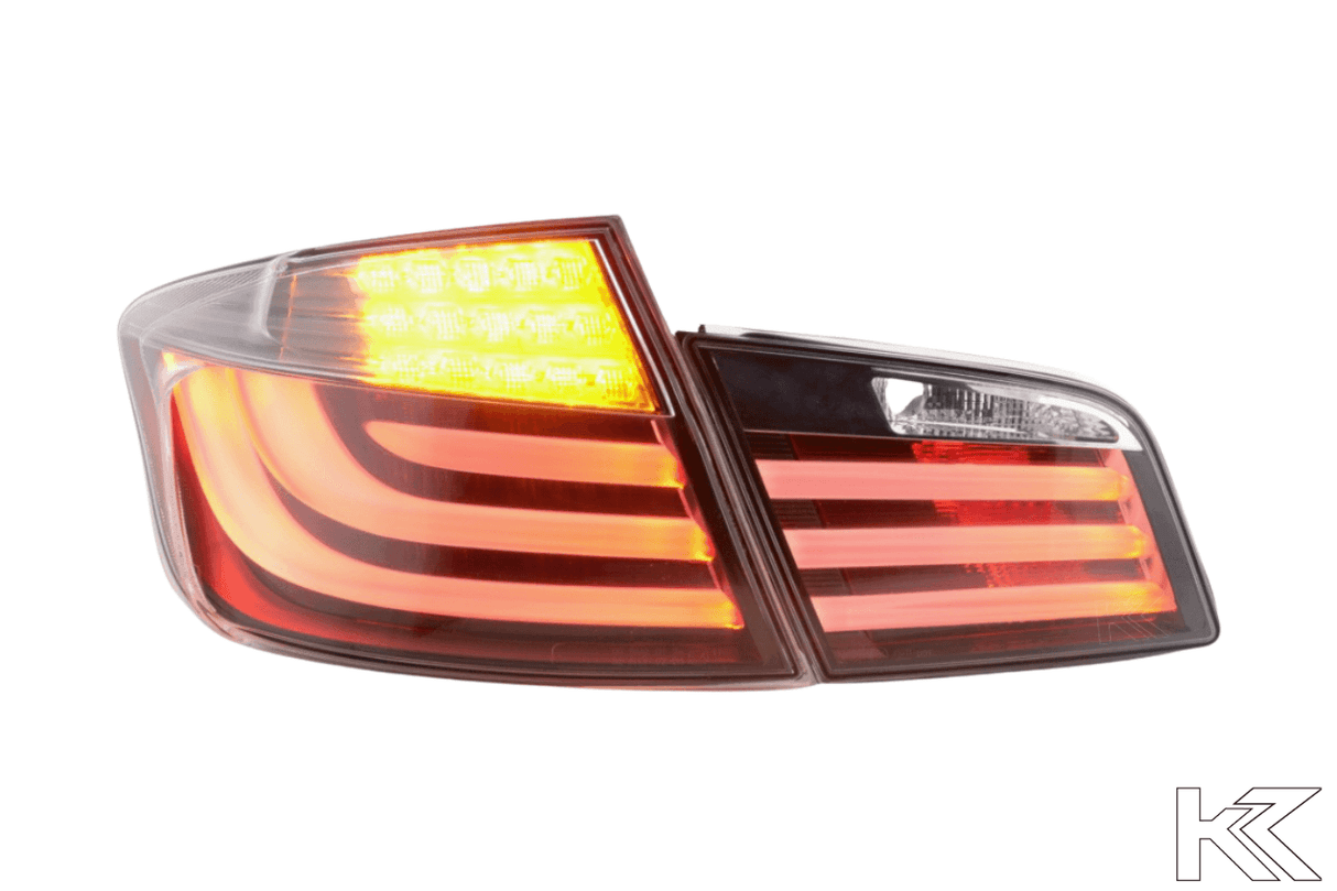 BMW 5-Series F10 Sedan Black LED Taillights (2010-2012) - K2 Industries