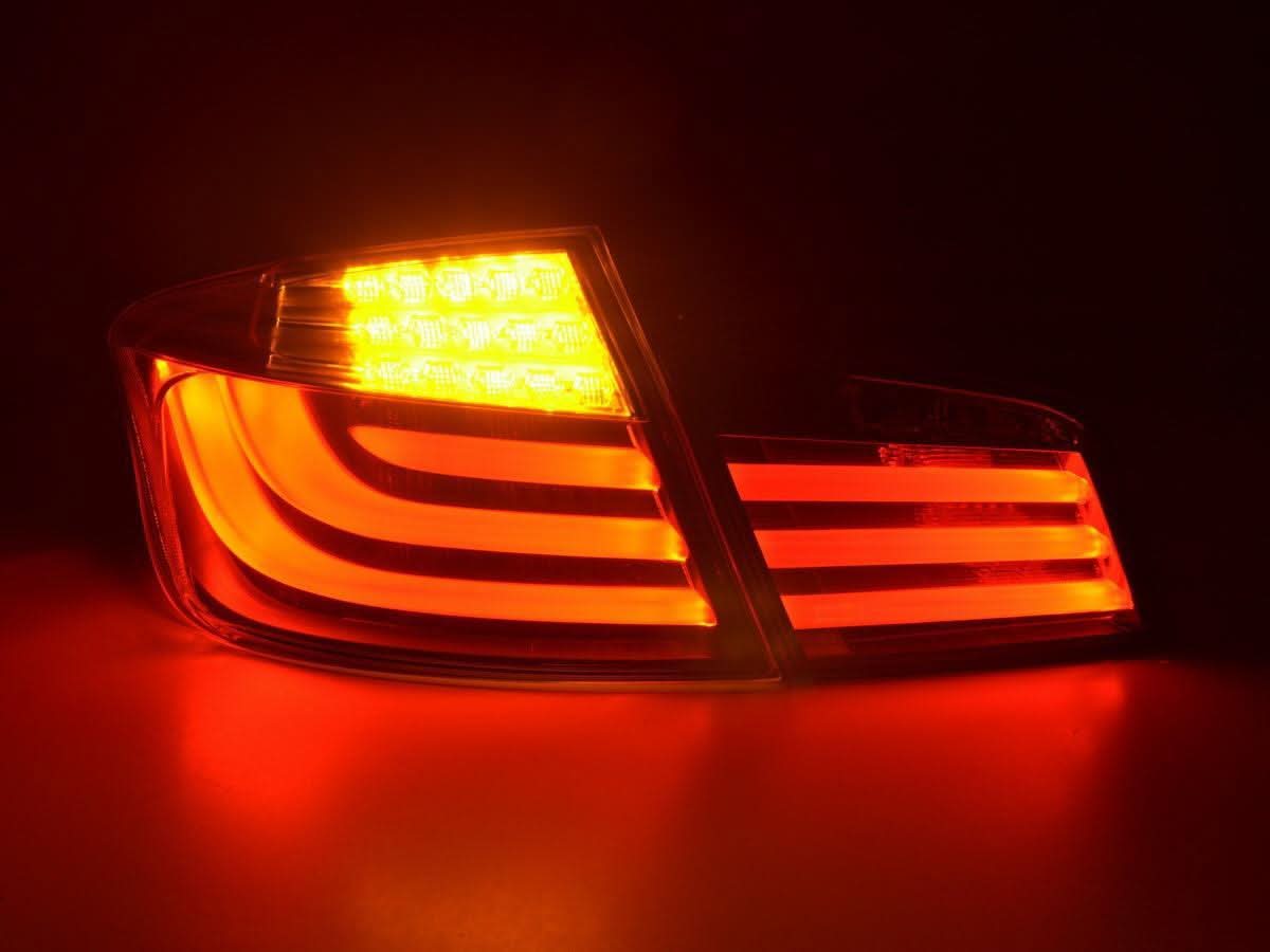 BMW 5-Series F10 Sedan Black LED Taillights (2010-2012) - K2 Industries