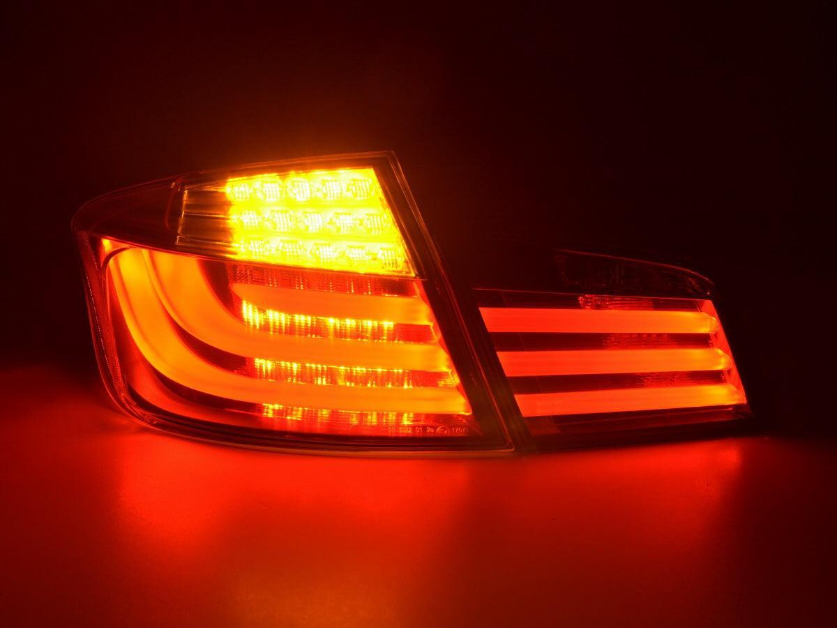 BMW 5-Series F10 Sedan Black LED Taillights (2010-2012) - K2 Industries