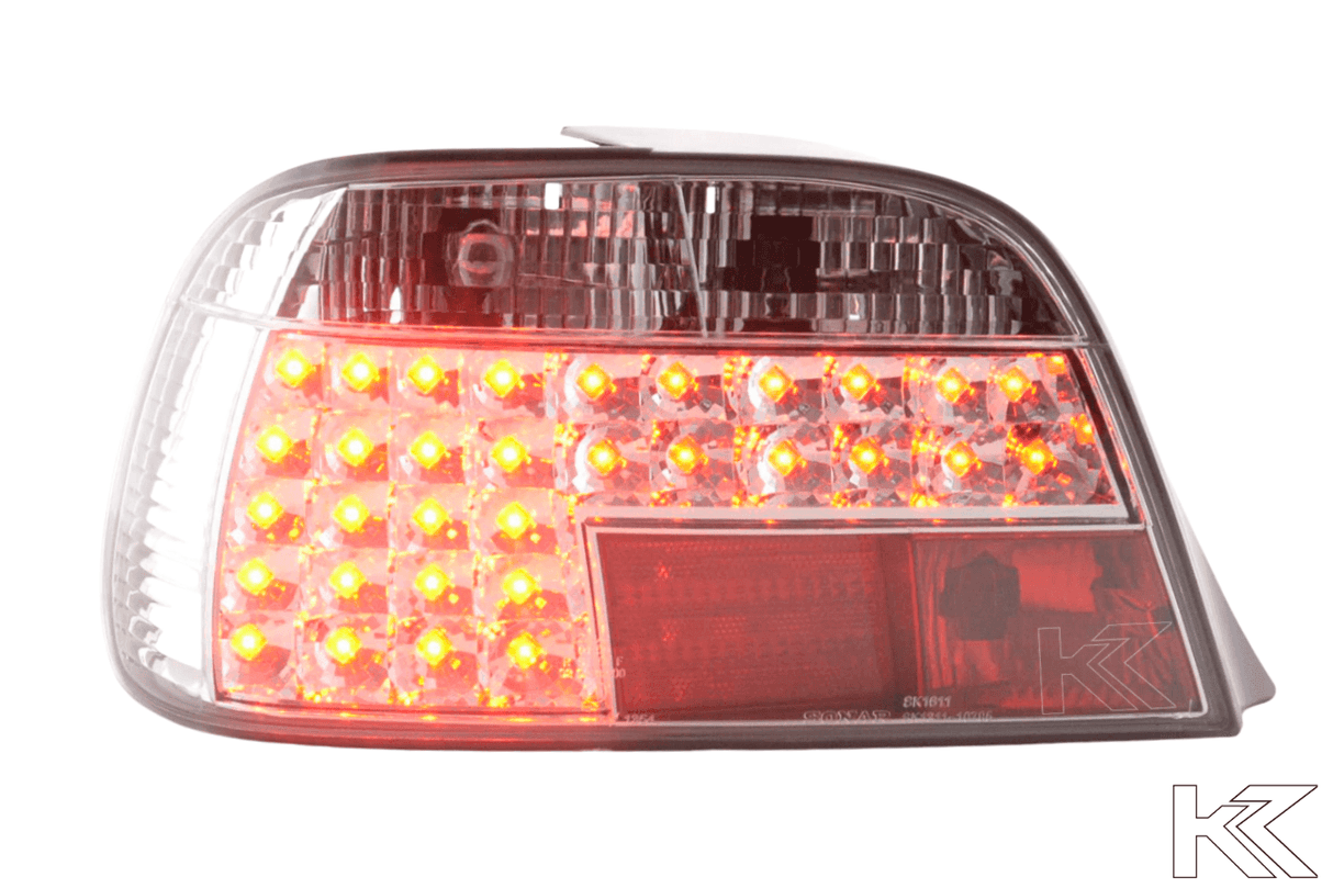 BMW 7-series E38 Chrome Clear LED Taillights Set (1995-2002) - K2 Industries