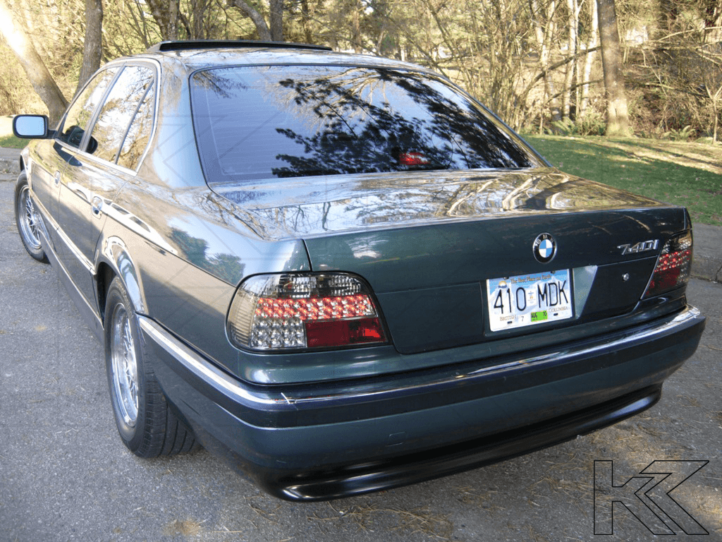 BMW 7-Series E38 Clear Smoked LED Tail Lights (1994-1998) - K2 Industries
