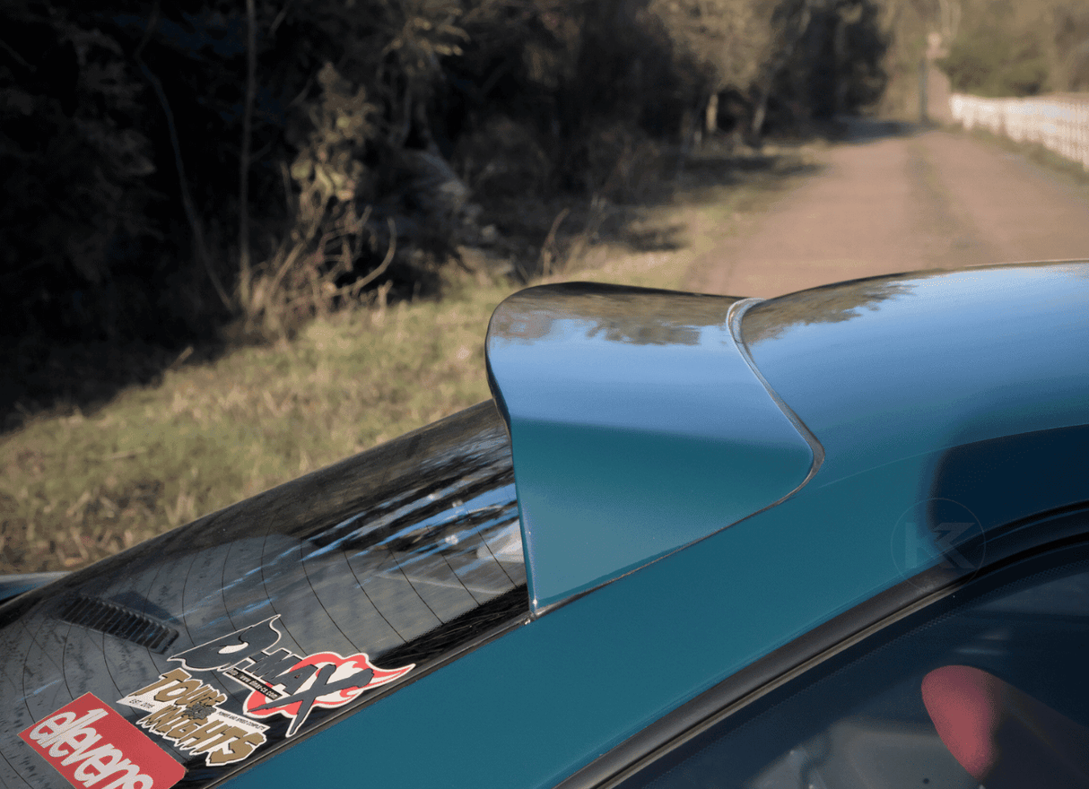 BMW E36 Coupe Series 3 Black HM Roof Spoiler V2 (1990 - 2000) - K2 Industries