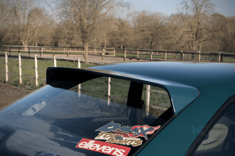 BMW E36 Coupe Series 3 Black HM Roof Spoiler V2 (1990 - 2000) - K2 Industries