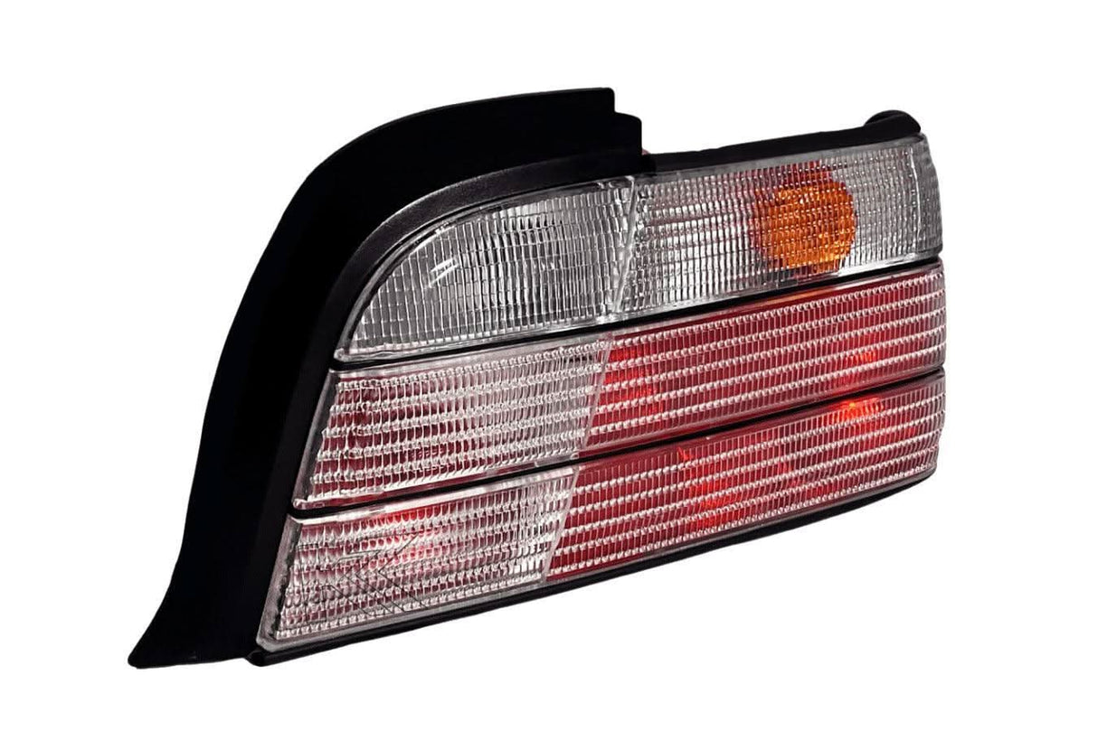 BMW E36 Coupe/Convertible Clear OEM Style Tail Lights (1990-1999) - K2 Industries