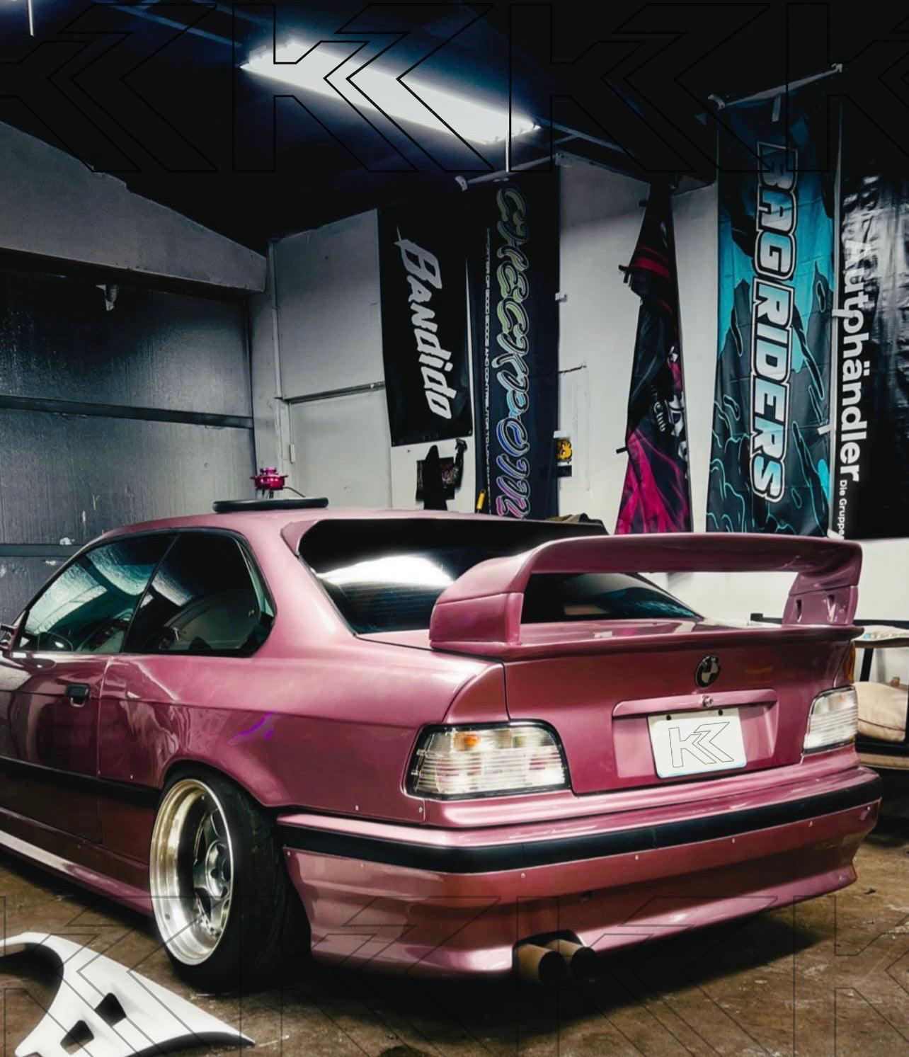 BMW E36 Coupe/Convertible Custom Clear Tail Lights V3 (1992-1999) - K2 Industries