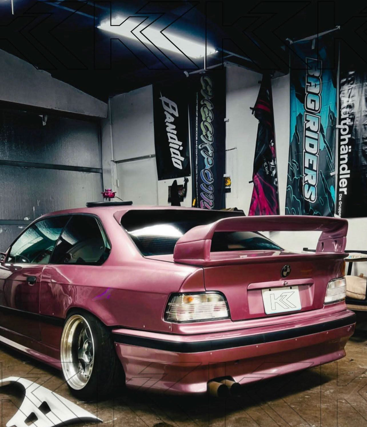 BMW E36 Coupe/Convertible Custom Clear Tail Lights V3 (1992-1999) - K2 Industries