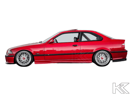 BMW E36 Precision Aluminum Diffuser V1 (1992-1999) - K2 Industries