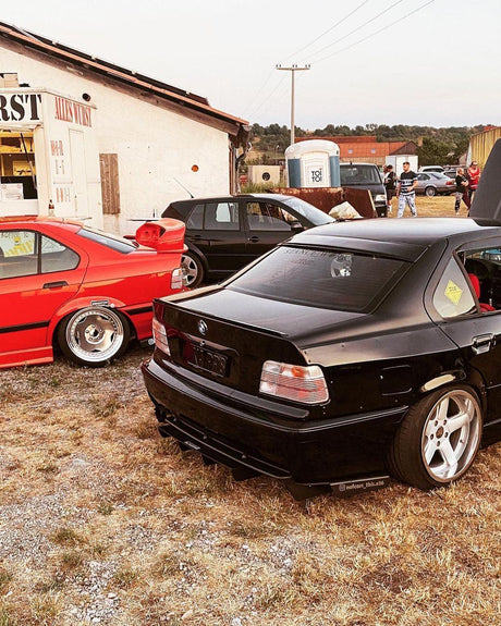 BMW E36 Sedan Clear OEM Style Tail Lights (1990-1999) - K2 Industries