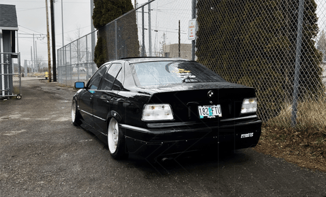 BMW E36 Sedan Custom Clear Tail Lights V3 (1992-1999) - K2 Industries