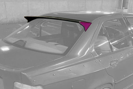 BMW E36 Sedan Series 3 Black HM Style Roof Spoiler (1990 - 2000) - K2 Industries