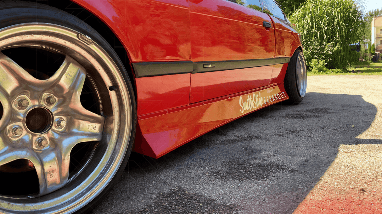 BMW E36 Series 3 JDM Style Side Skirt (1992 - 1999) - K2 Industries