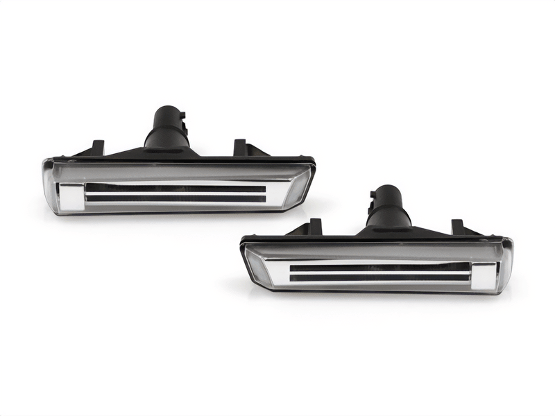 BMW E38 7-Series E46 M3 Crystal Light Bar Clear/Smoke Lens Amber/White LED Side Marker Light (1995-2006) - K2 Industries