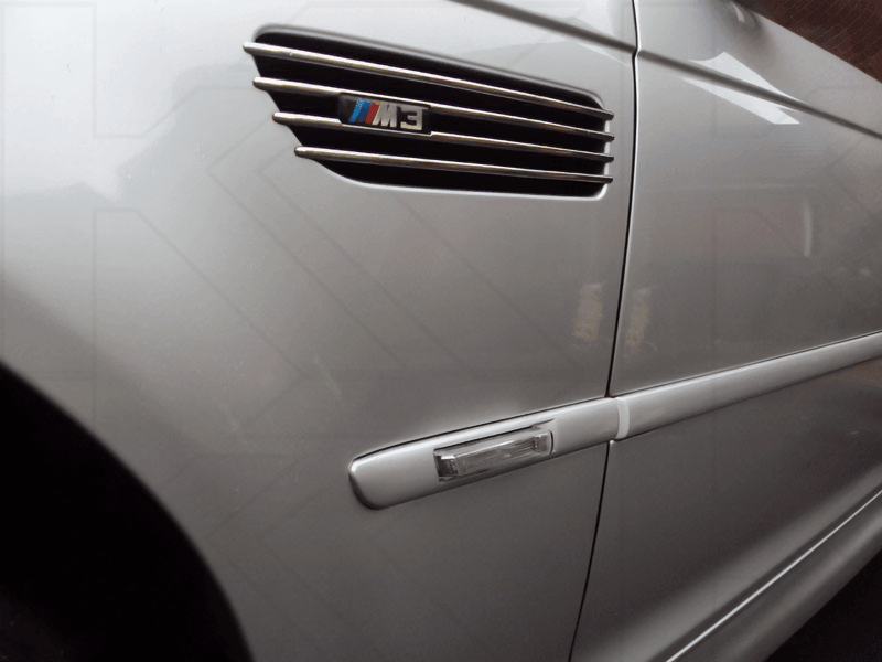 BMW E38 7-Series E46 M3 Crystal Light Bar Clear/Smoke Lens Amber/White LED Side Marker Light (1995-2006) - K2 Industries