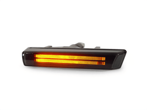 BMW E38 7-Series E46 M3 Crystal Light Bar Clear/Smoke Lens Amber/White LED Side Marker Light (1995-2006) - K2 Industries