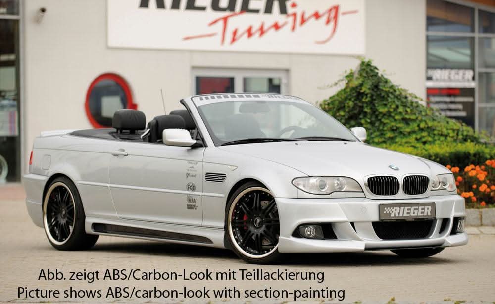 BMW E46 - All Models - Rieger Vented Side Skirts V2 - K2 Industries