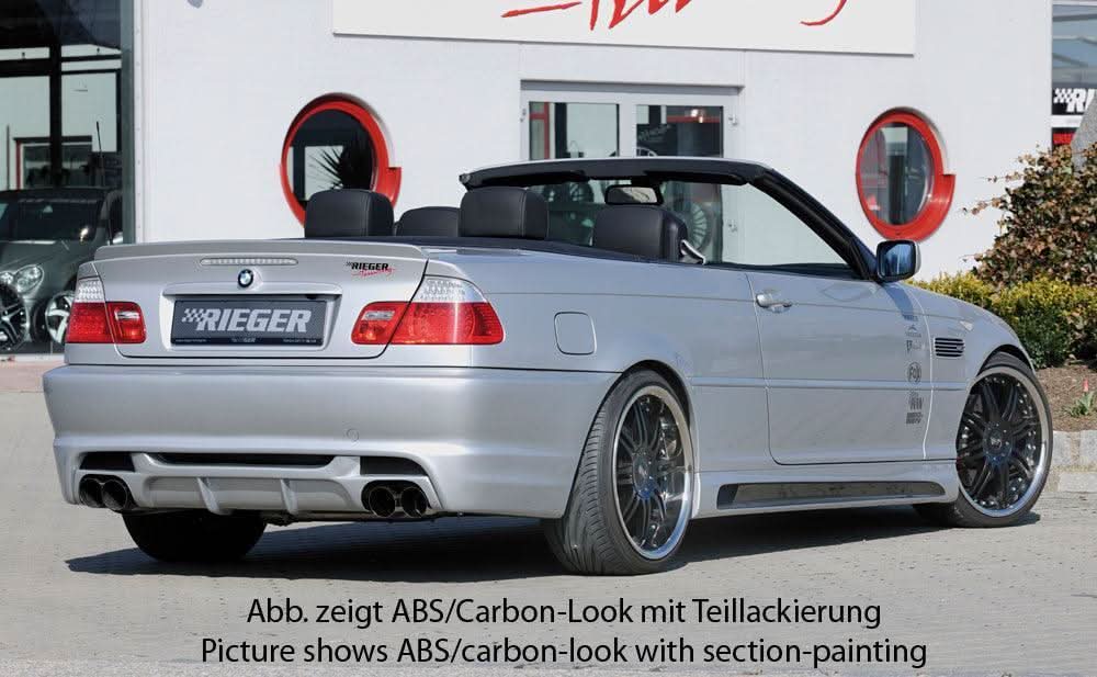 BMW E46 - All Models - Rieger Vented Side Skirts V2 - K2 Industries