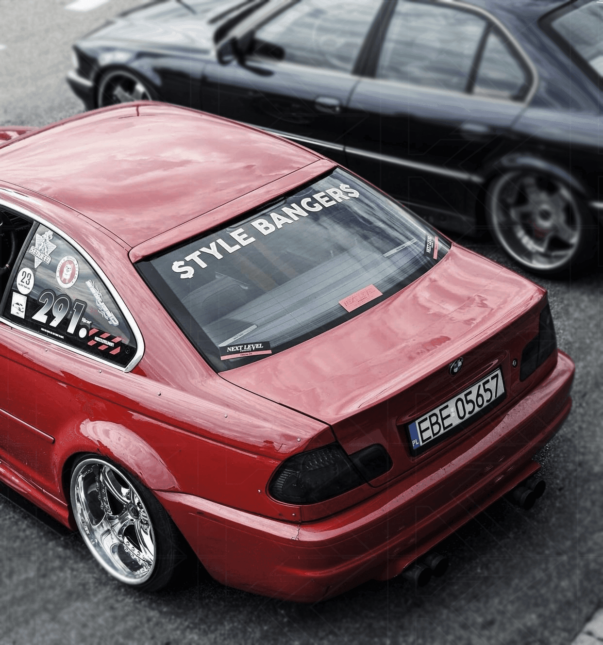 BMW E46 Coupe Clear Smoked Led Tailights - K2 Industries