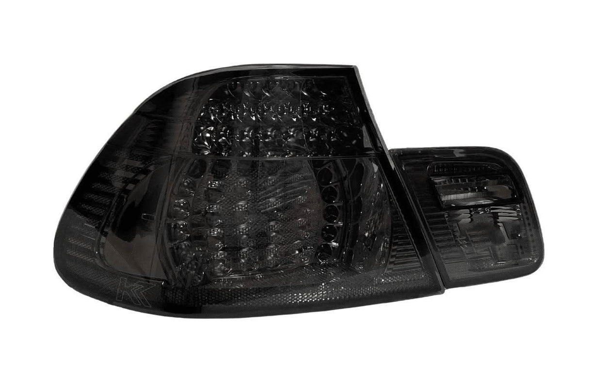 BMW E46 Coupe Clear Smoked Led Tailights - K2 Industries