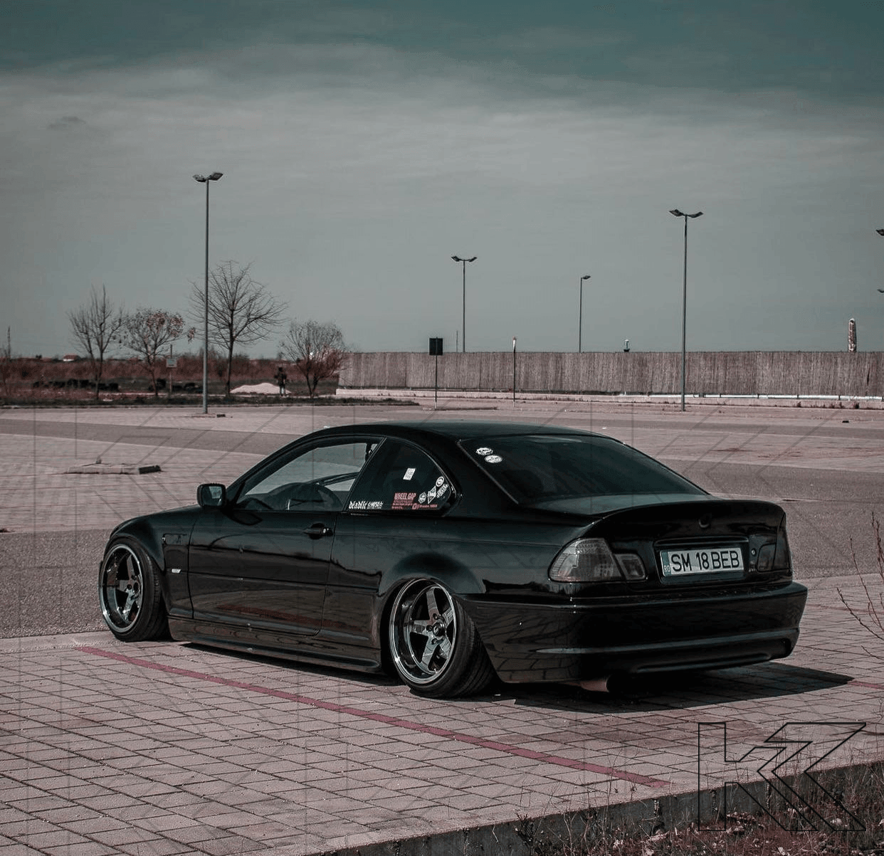 BMW E46 Coupe Clear Smoked Led Tailights - K2 Industries