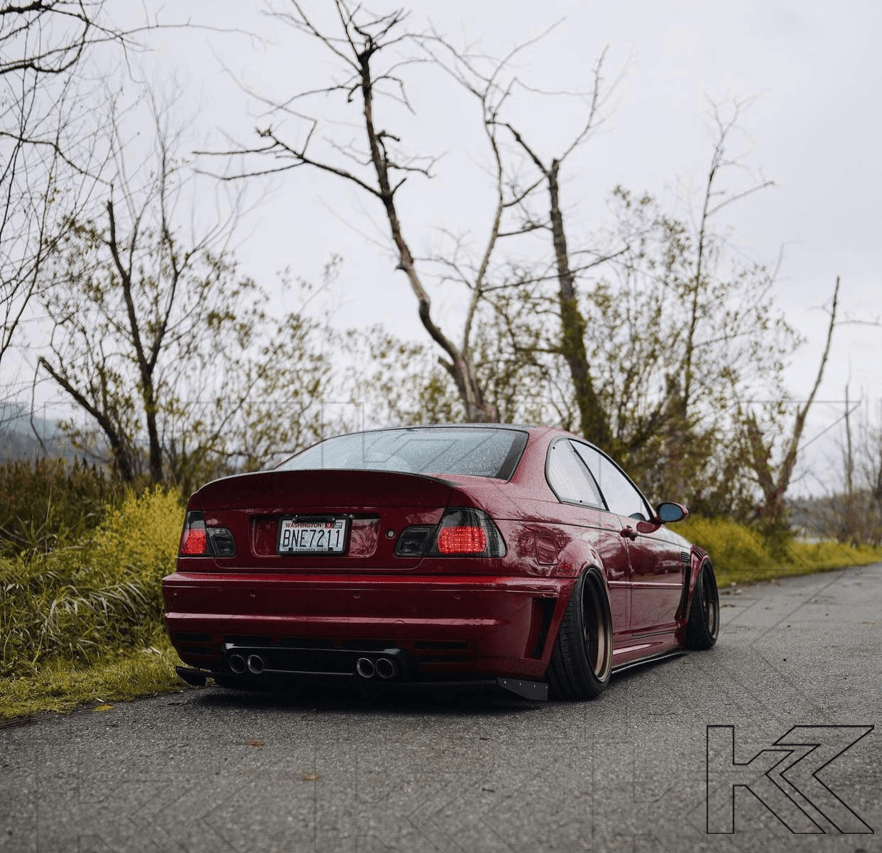 BMW E46 Coupe Clear Smoked Led Tailights - K2 Industries