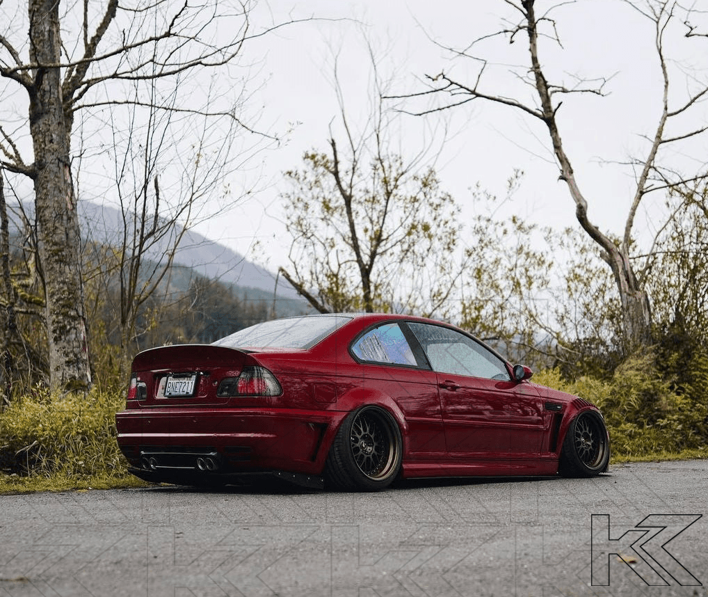 BMW E46 Coupe Clear Smoked Led Tailights - K2 Industries