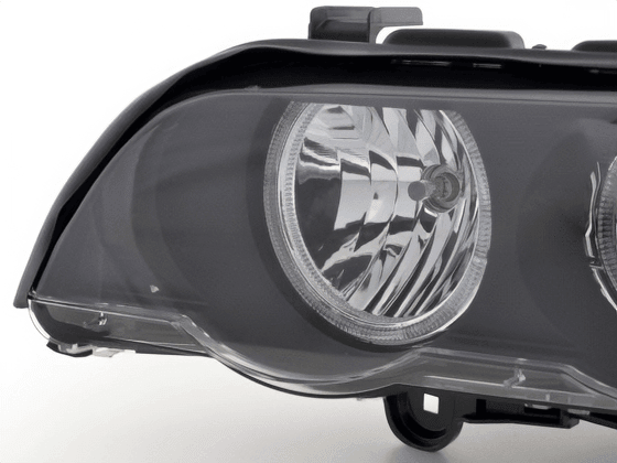 BMW E53 X5 Black OE+ Angel Eye Headlights - (2000-2003) - K2 Industries