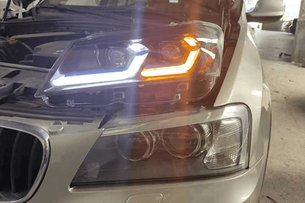 BMW F25 X3 "Modern Style" LED Headlights (2010 - 2017) - K2 Industries