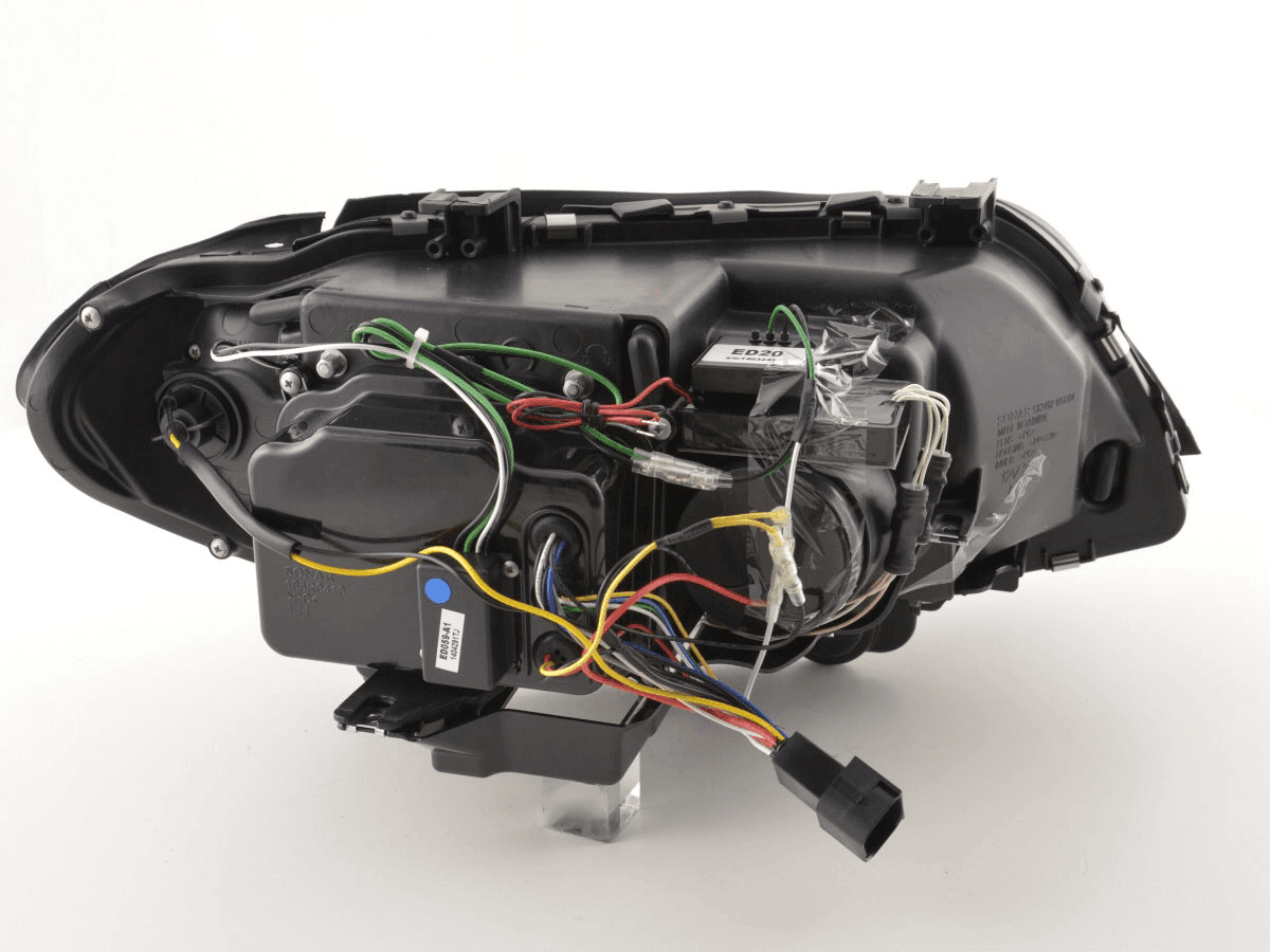 BMW X5 E53 CCFL Black Angel Eyes LED Headlights (2003-2006) - K2 Industries