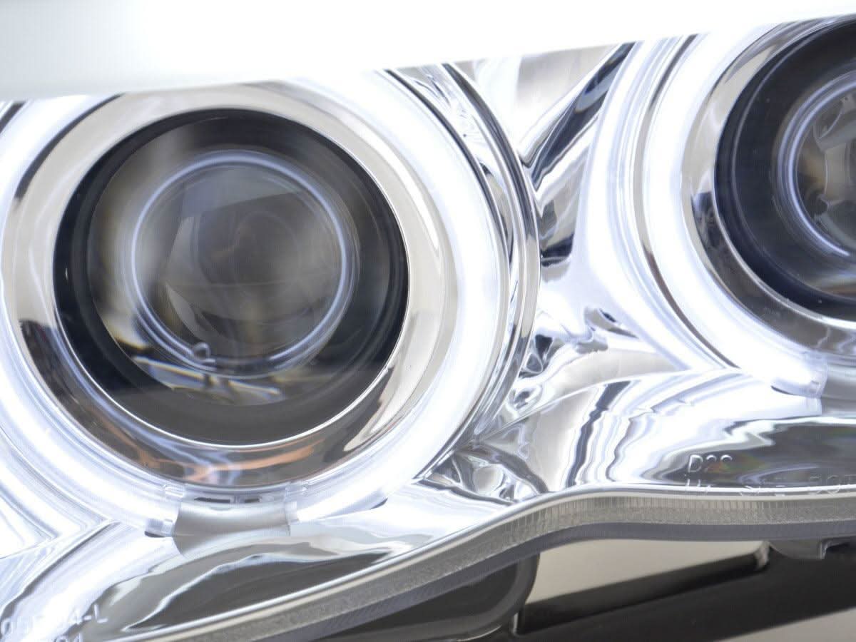 BMW X5 E53 CCFL Chrome Angel Eyes LED Headlights (2003-2006) - K2 Industries