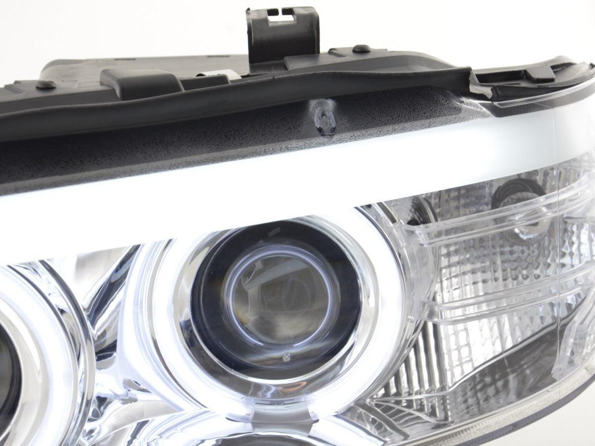 BMW X5 E53 CCFL Chrome Angel Eyes LED Headlights (2003-2006) - K2 Industries
