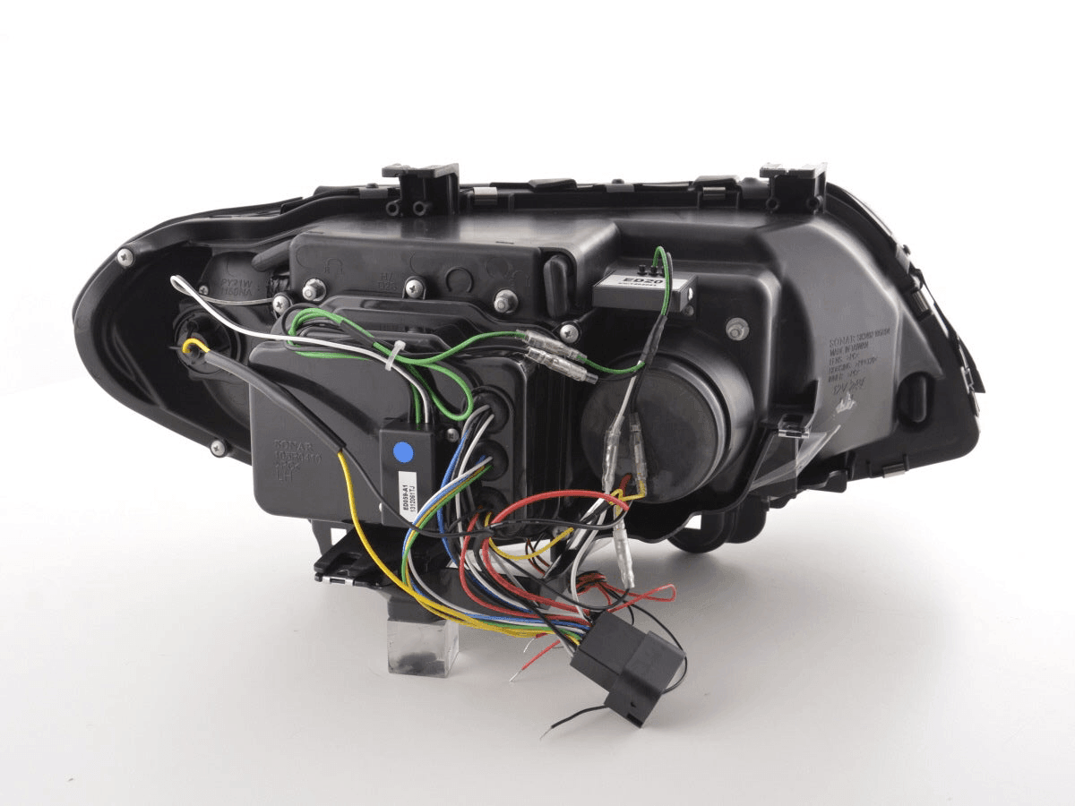 BMW X5 E53 Chrome Angel Eye LED Head Lights (2003-2006) - K2 Industries